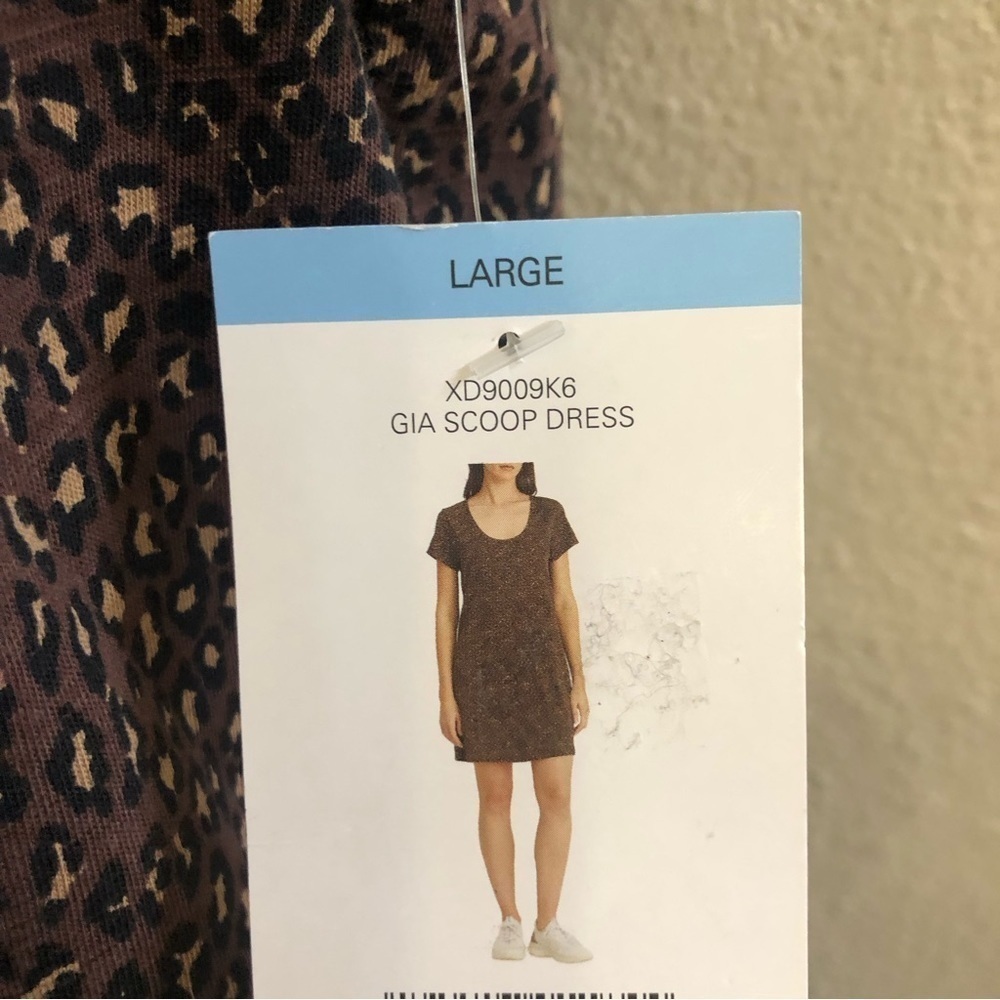 Social Standard by Sanctuary Women's Gia Racing Leopard Scoop Dress Size L - Picture 6 of 9